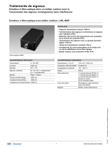 Baumer Fiber-optic transmitter in outdoor box: LWL-SBR Fiche technique