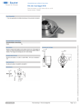 Baumer Mounting kit 003 Fiche technique