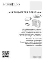 mundoclima MULTI INVERTER MUPR-24-H6M Guide d'installation