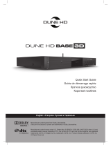 Dune HD Base3D Guide de démarrage rapide