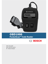 Bosch OBD1000 Manuel utilisateur