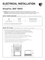 Big Ass Fans ShopFan/BA 4900 Guide d'installation