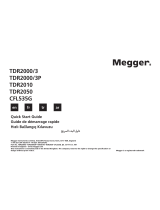 Megger TDR2000/3 Guide de démarrage rapide
