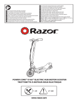 Razor Powercore E100 Aluminium RED Le manuel du propriétaire