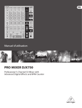 Behringer DJX750 Le manuel du propriétaire
