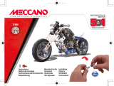 Meccano 5 Model Set - Motorcycle #1-#3 Mode d'emploi