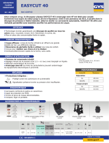GYS PLASMA CUTTER EASYCUT 40 Fiche technique