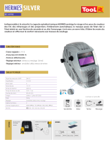 GYS LCD HERMES 9-13 G SILVER HELMET Fiche technique