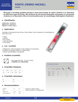 GYS 9 electrodes Ø 3,2 mm (blister) Fiche technique