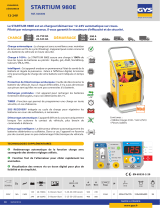 GYS STARTIUM 980E - 12/24 V Fiche technique