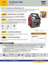 GYS GYSPACK 660 Fiche technique