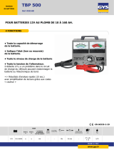 GYS BATTERY TESTER - TBP 500 Fiche technique