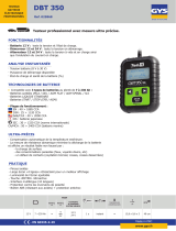 GYS BATTERY TESTER DBT350 Fiche technique