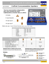 GYS BOX OF CONSUMABLES SPOTTERS Fiche technique