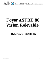 DEVILLE ASTRE 80 - VISION RELEVABLE Technical Specification Sheet