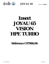 DEVILLE JOYAU 65 Vision HPE Turbo Technical Specification Sheet