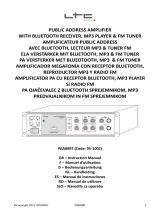 LTC Audio PAA80BT Le manuel du propriétaire