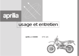 APRILIA ETX 125 - 1998 Le manuel du propriétaire