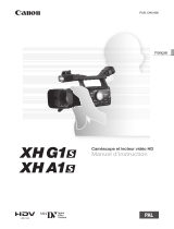 Canon XH A1s Le manuel du propriétaire