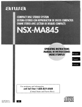 Aiwa NSX-MA845 Le manuel du propriétaire