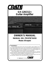 Crate GX-120 Manuel utilisateur