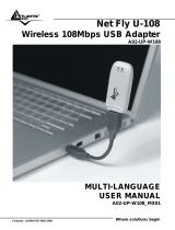 Atlantis Wireless 108Mbps USB Adapter Net Fly U-108 Manuel utilisateur