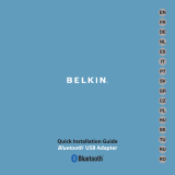 Belkin MINI-ADAPTATEUR BLUETOOTH #F8T016NG Manuel utilisateur