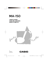 Casio MA150 Manuel utilisateur