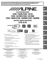 Alpine CDE-182R Le manuel du propriétaire