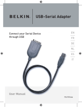 Belkin ADAPTATEUR USB #F5U103VEA Manuel utilisateur