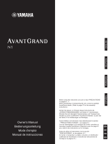 Yamaha AvantGard N1 Le manuel du propriétaire