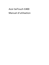 Acer beTouch E400 Manuel utilisateur