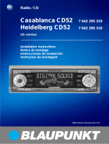 Blaupunkt CASABLANCA CD52 US Le manuel du propriétaire