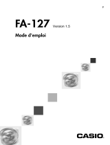 Casio FA-127 v1.5 Manuel utilisateur