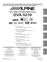Alpine 5210 - DVA - DVD Player Le manuel du propriétaire