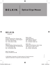 Belkin SOURIS OPTIQUE ERGO #F8E857EA Manuel utilisateur