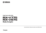 Yamaha RX-V775 Le manuel du propriétaire