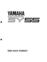 Yamaha SY55 Le manuel du propriétaire