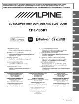 Alpine CDE-135EBT Le manuel du propriétaire