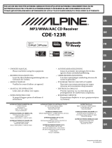 Alpine CDE-123R Le manuel du propriétaire