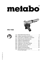 Metabo WS 7400 Mode d'emploi