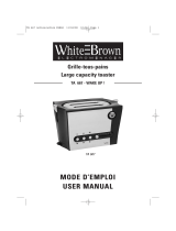 WHITE BROWN TA 667 Manuel utilisateur