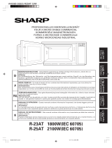 Sharp R-25ST Le manuel du propriétaire