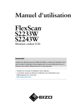 Eizo FLEXSCAN S2433WFS Le manuel du propriétaire