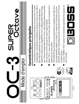 Boss OC-3 Super Octave Le manuel du propriétaire