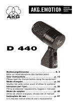 AKG D 440 Le manuel du propriétaire