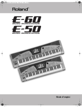 Roland E-50, E-60 Le manuel du propriétaire
