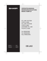 Sharp CE-LK2 Le manuel du propriétaire