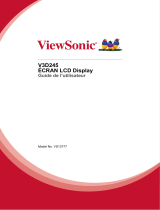 ViewSonic V3D245 Le manuel du propriétaire