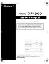 Roland DP-900 Le manuel du propriétaire